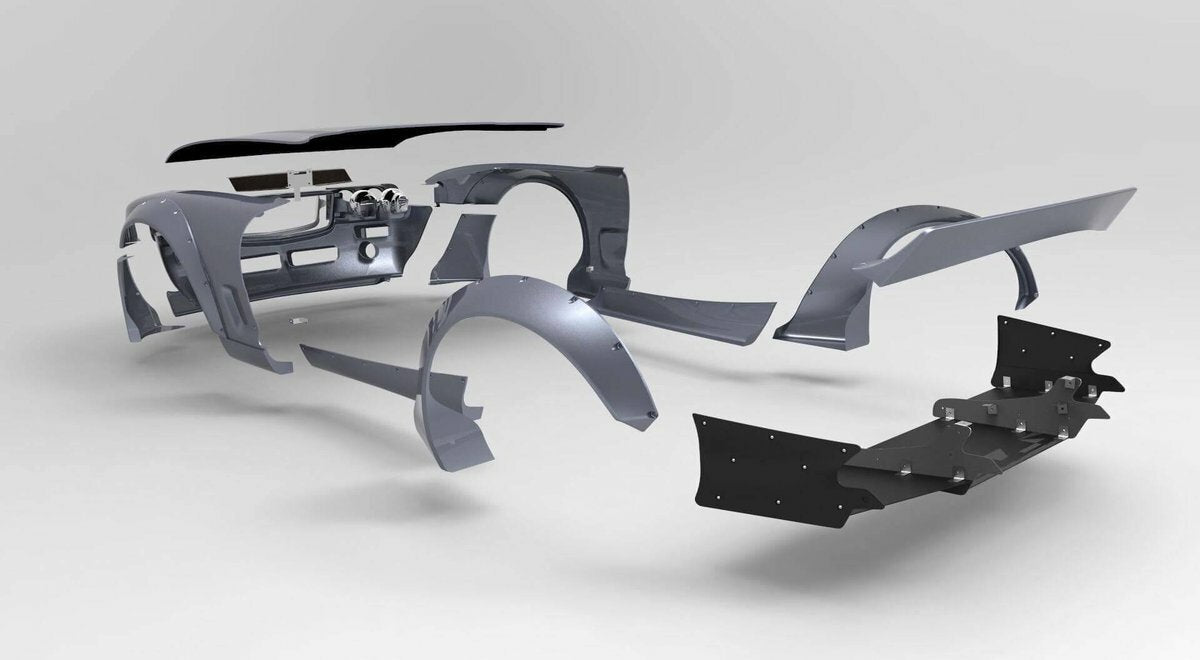 PandeM Widebody Kit suitable for Mazda Rx-7 FD3S BOSS