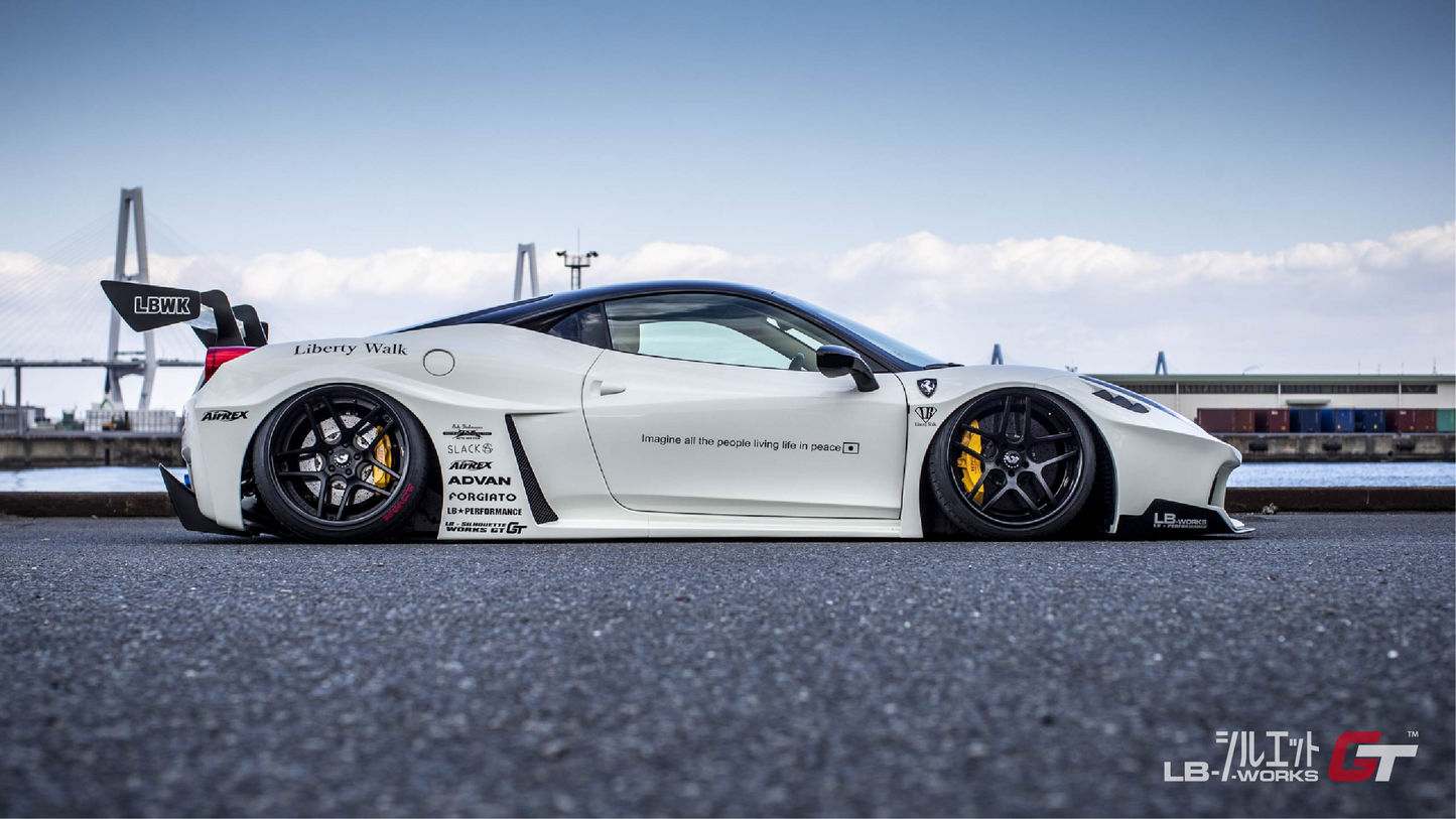 Liberty Walk LB-Works suitable for Ferrari F458 // Silhouette Works 458 GT