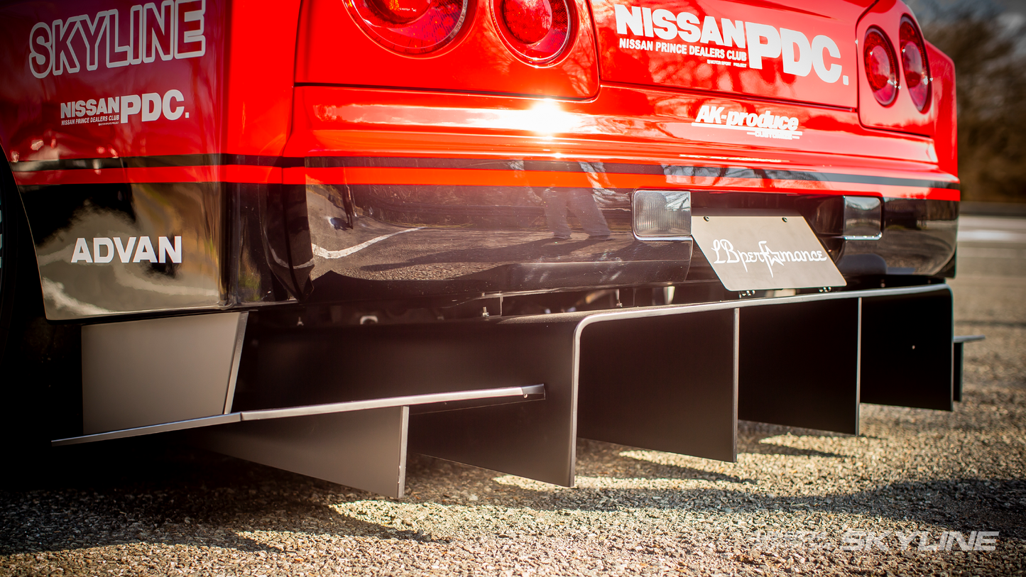 LB-ER34 Super Silhouette Aero Bodykit suitable for Nissan Skyline