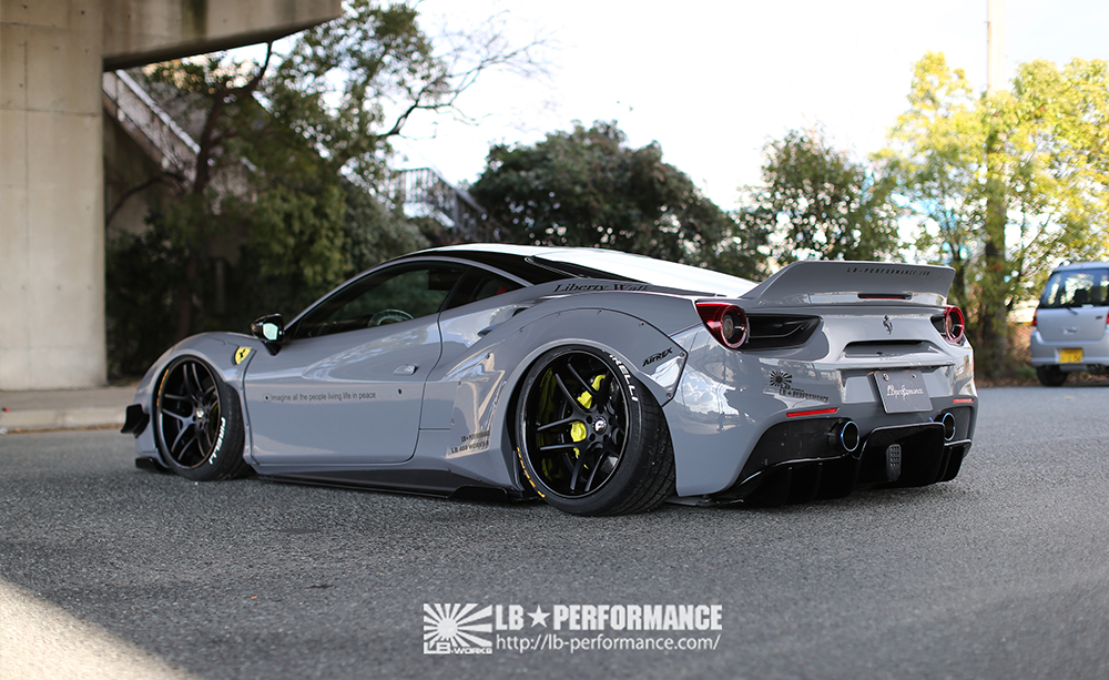Liberty Walk LB-Works Widebody Aero Kit suitable for Ferrari F488