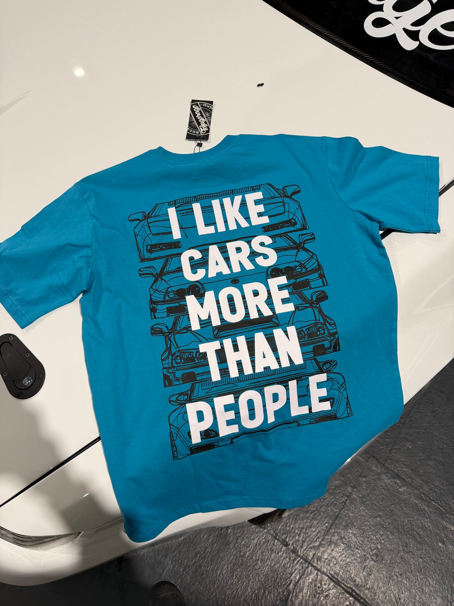 I LIKE CARS MORE THAN PEOPLE - TSHIRT