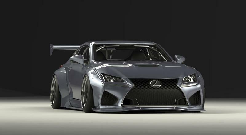 PandeM Lexus RC-F Widebody Kit