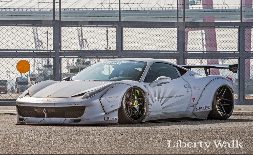 Liberty Walk LB-Works Ferrari  F458 // Silhouette Works 458 GT