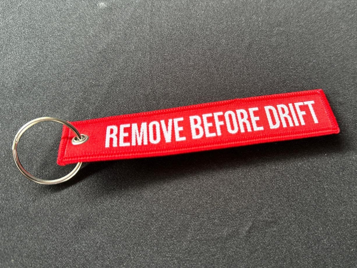 Remove Before Drift Flighttag RED