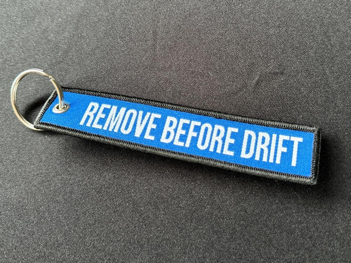 Remove Before Drift Flighttag BLUE