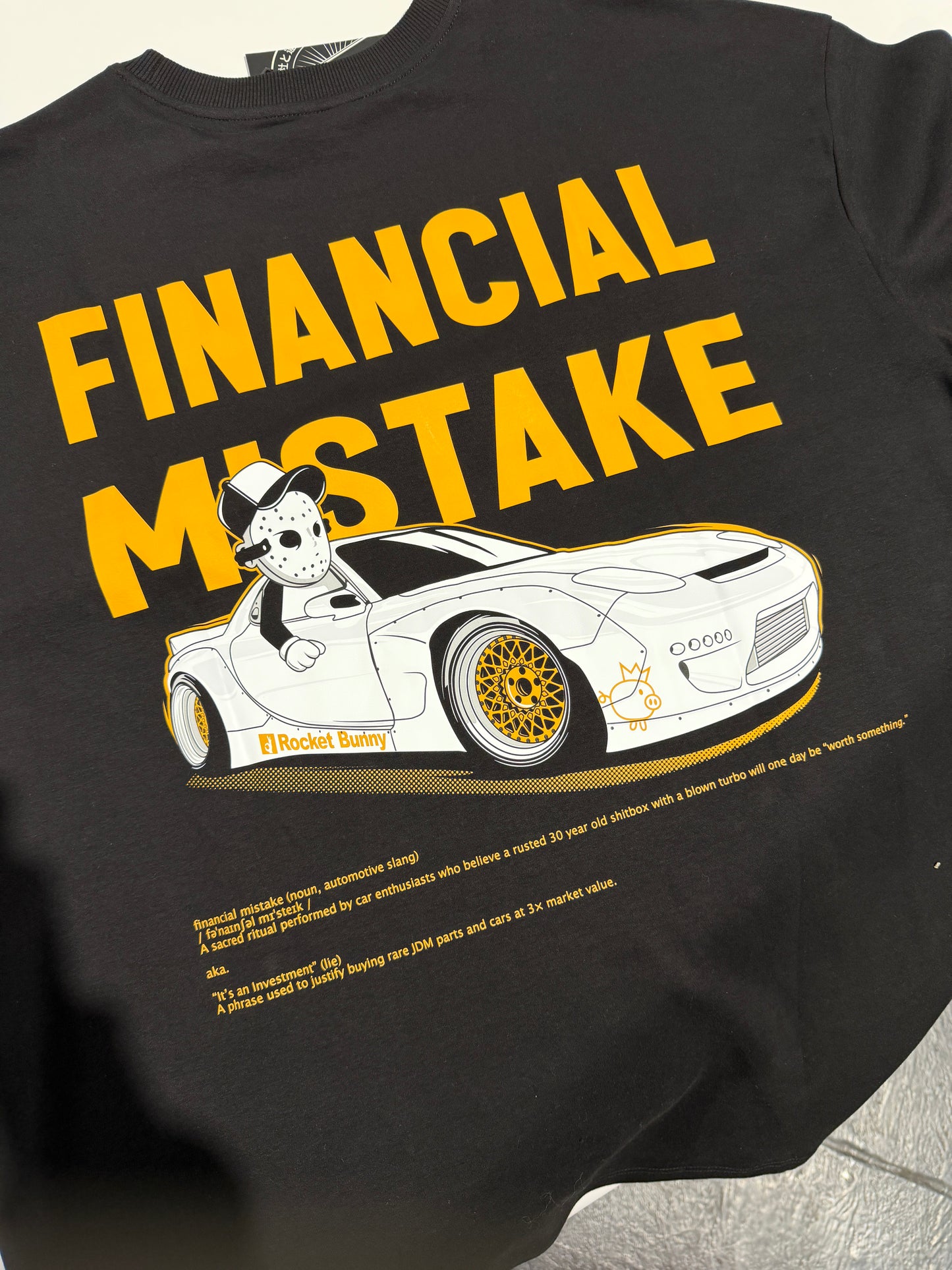 FINANCIAL MISTAKE Rx7 T-Shirt