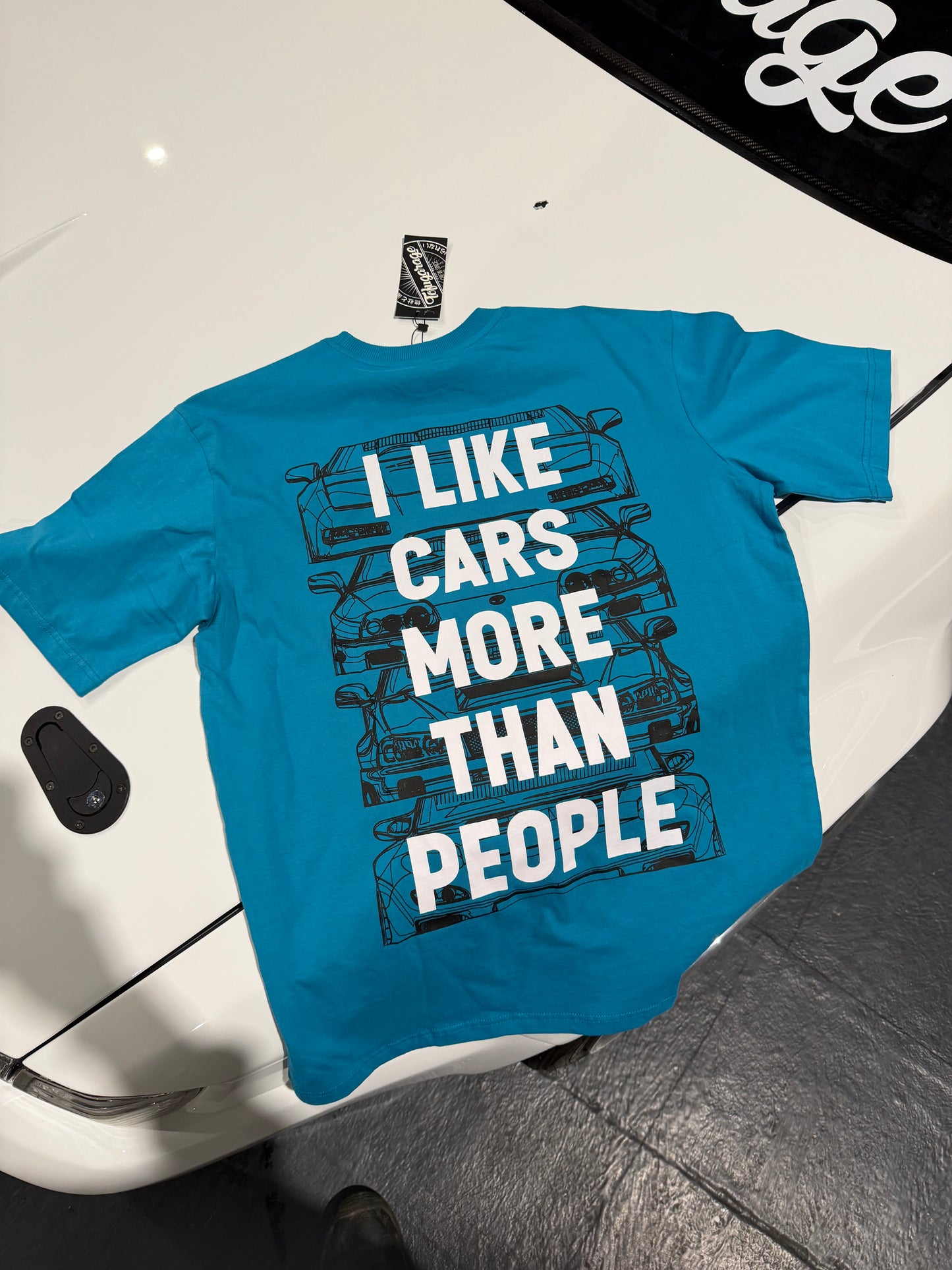 I LIKE CARS MORE THAN PEOPLE - TSHIRT
