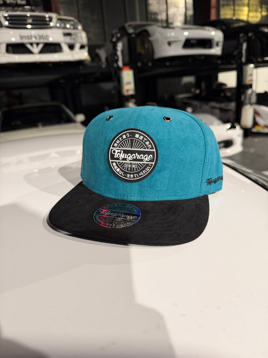 BLUE BADGE TOFUGARAGE SNAPBACK CAP