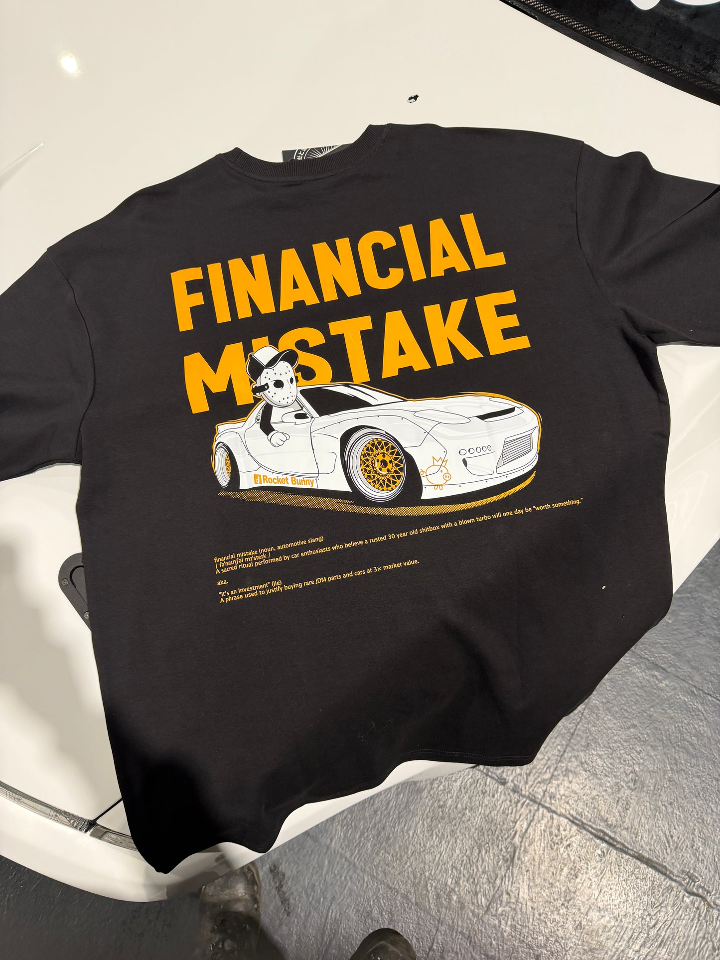 FINANCIAL MISTAKE Rx7 T-Shirt