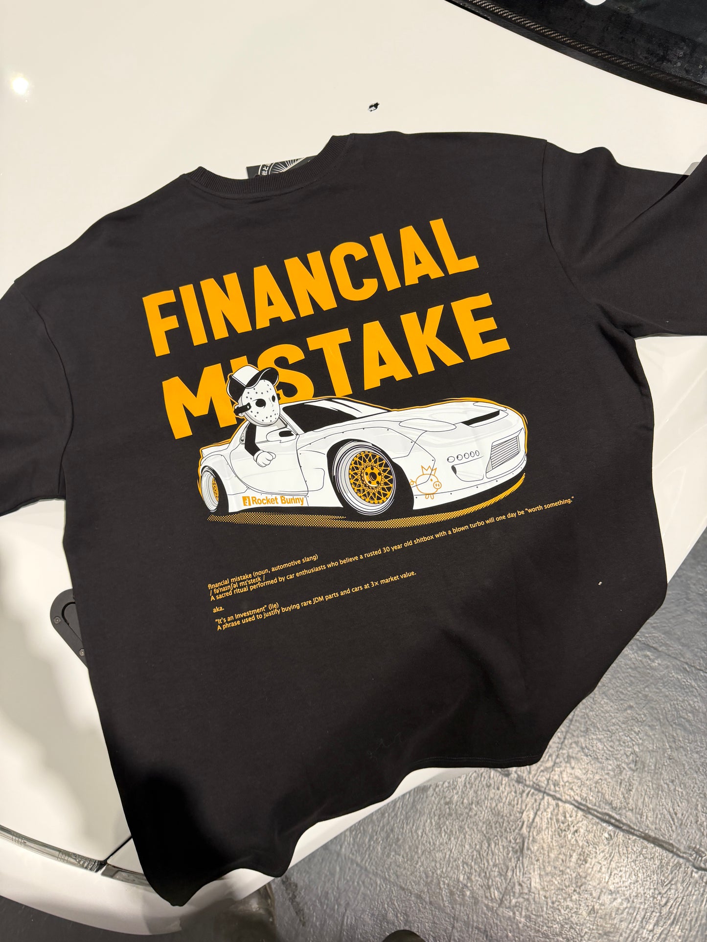 FINANCIAL MISTAKE Rx7 T-Shirt