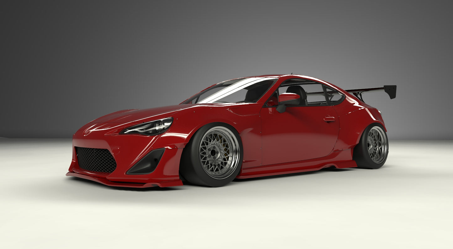 Rocketbunny V1 Widebody Kit suitable for Toyota GT86 / Subaru BRZ / Scion FRS