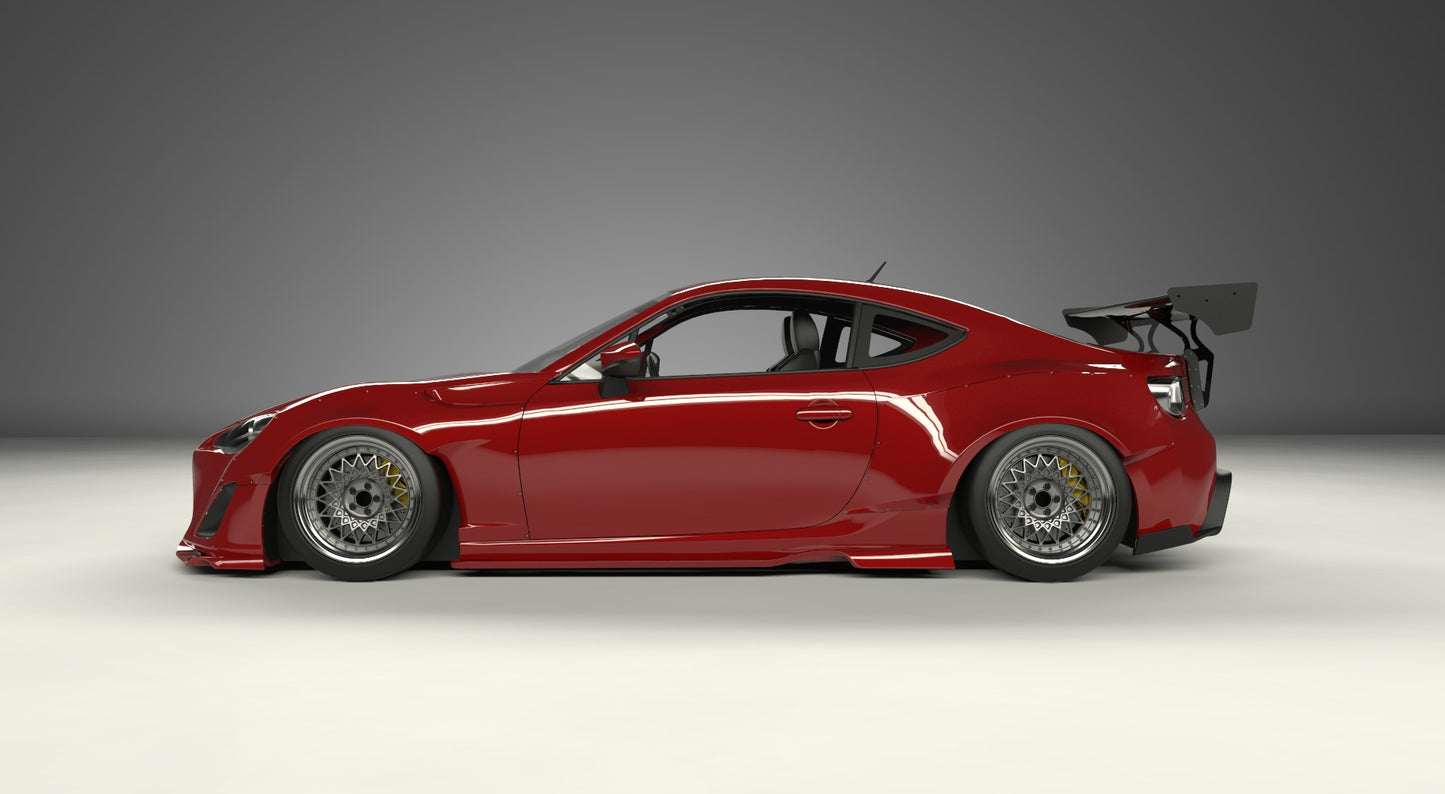 Rocketbunny V1 Widebody Kit suitable for Toyota GT86 / Subaru BRZ / Scion FRS