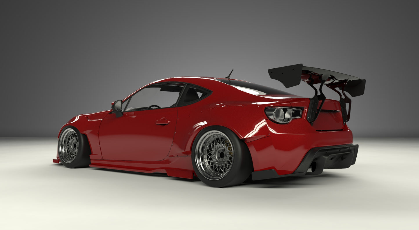 Rocketbunny V1 Widebody Kit suitable for Toyota GT86 / Subaru BRZ / Scion FRS