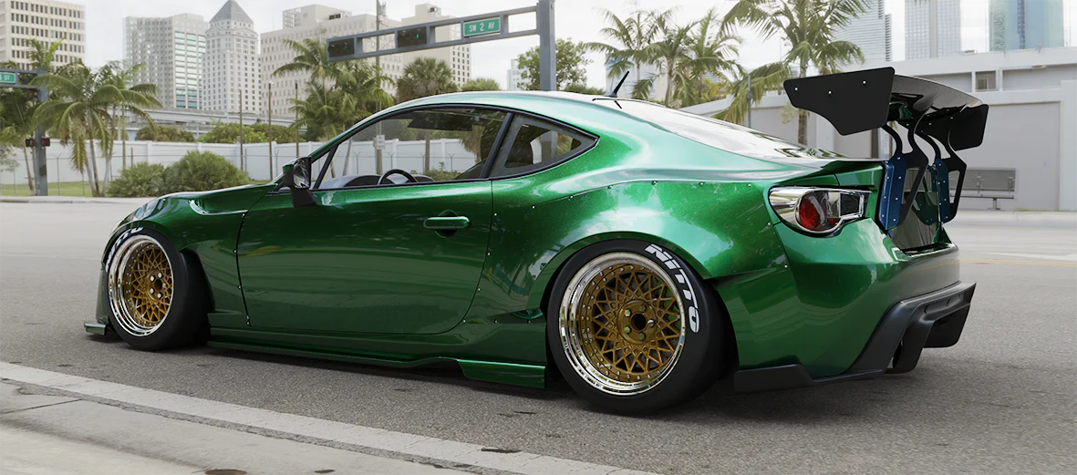 Rocketbunny V1 Widebody Kit suitable for Toyota GT86 / Subaru BRZ / Scion FRS