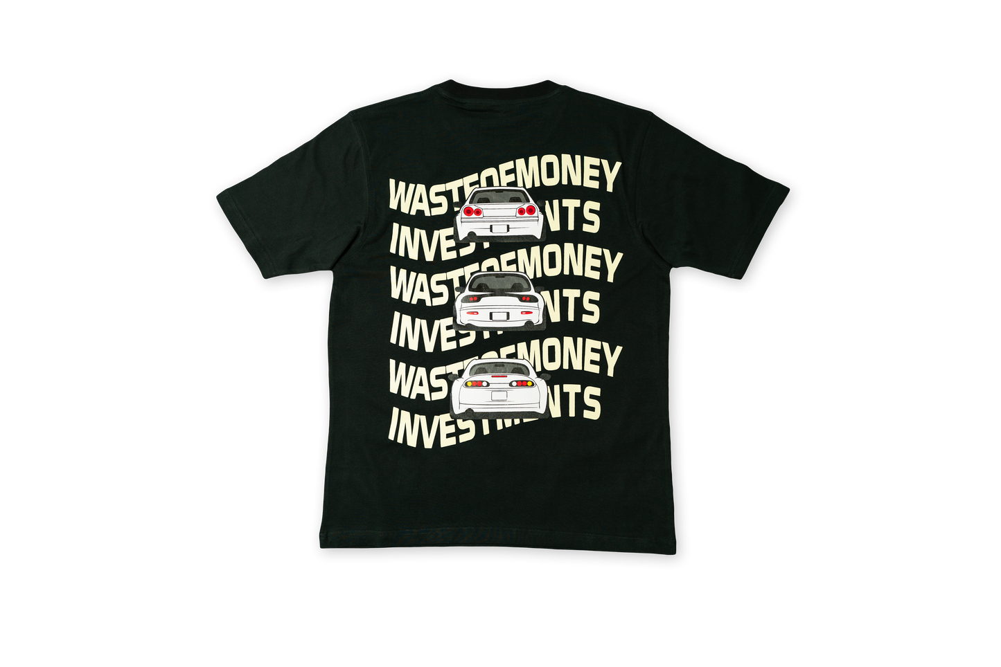 WASTEOFMONEY BLACK T shirt