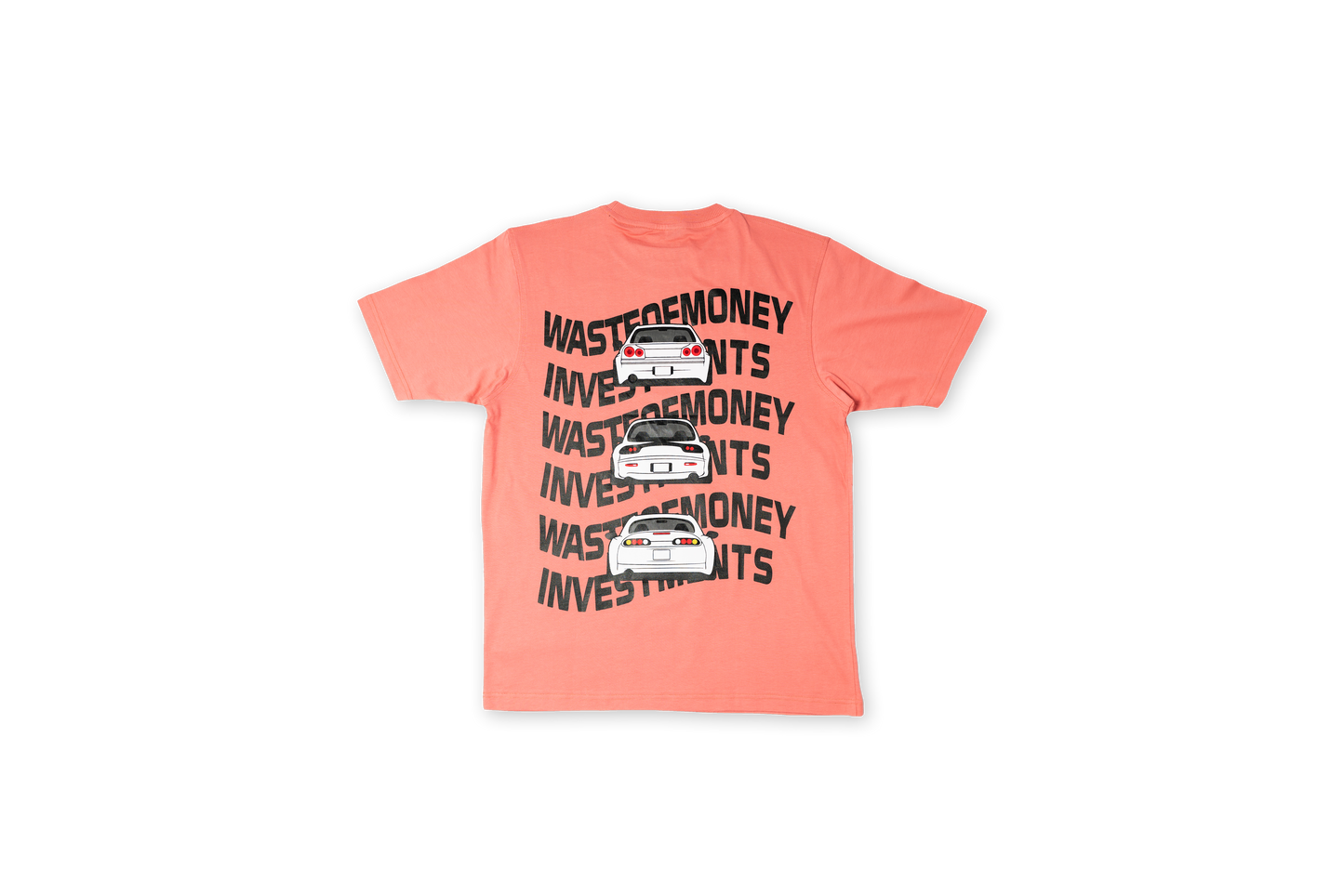 WASTEOFMONEY CORAL T shirt